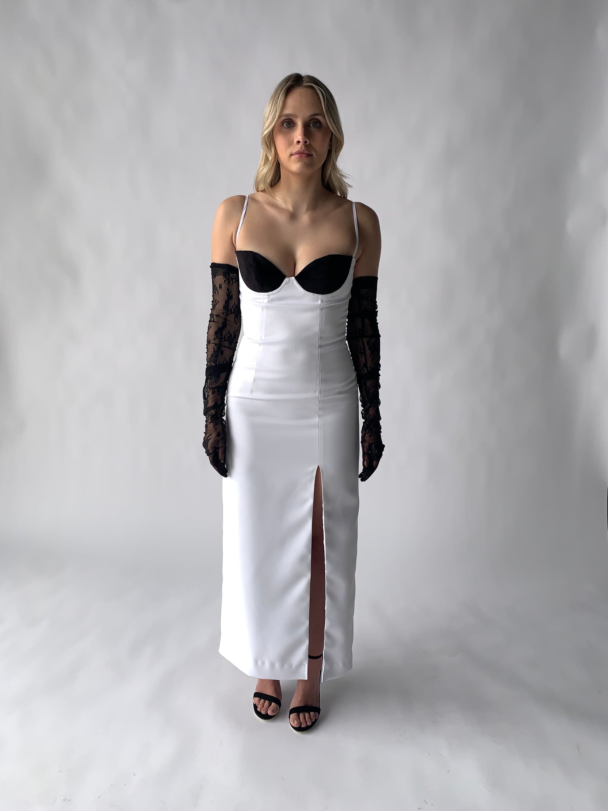 velvet cup ankle-length dress demek mod velvet cup ankle-length dress demek mod