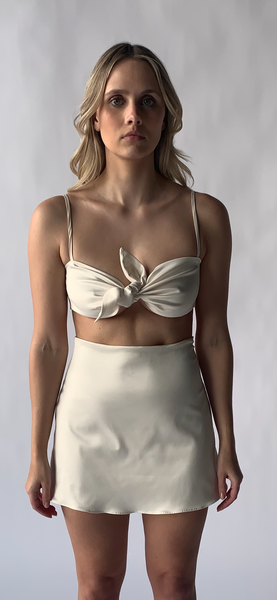 wrap-tied bandeau