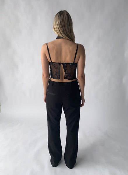 mid-rise flare pant